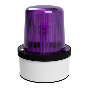 deegee PSD IP65 Flashing SML Beacon 24-230Vuc White Base 102mm x 79mm dia. Purple