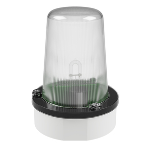 deegee XFE IP65 Xenon Strobe Double Flash Beacon 115Vac White Base 194mm x 146mm dia. White