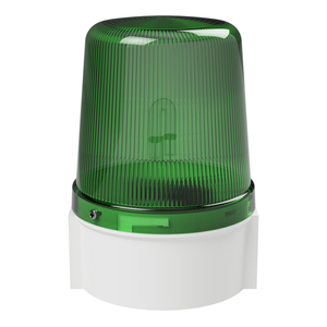 deegee XFB IP66 Xenon Strobe Beacon 115Vac White Base 135mm x 94mm dia. Green