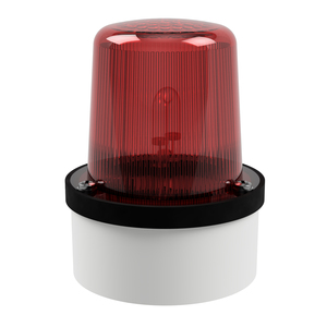 deegee XFD IP65 Xenon Strobe Beacon 115Vac White Base 102mm x 79mm dia. Red