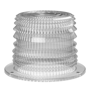 deegee Series L Ribbed Lens Clear