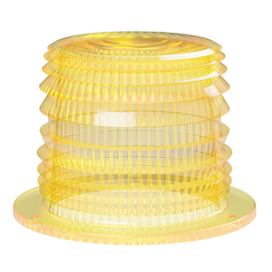 deegee Series L Ribbed Lens Yellow