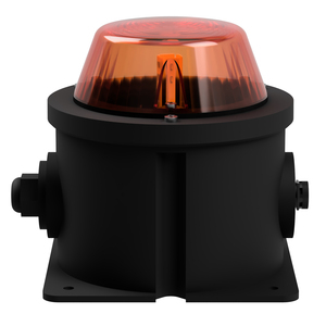 deegee PSW IP65 LED Beacon 115-230Vuc Black Base 150mm x 150mm x 150mm Amber