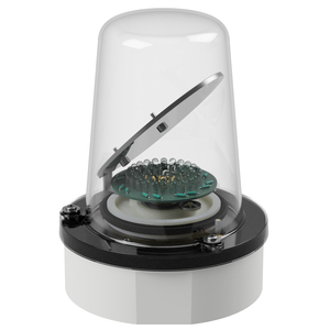 deegee RFE IP65 Rotating Mirror Beacon 115-230Vuc White Base 194mm x 146mm dia. White