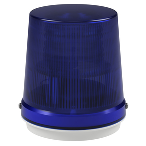 deegee XFK IP65 Xenon Strobe DH Beacon 11J 115Vac White Base 185mm x 165mm dia. Blue