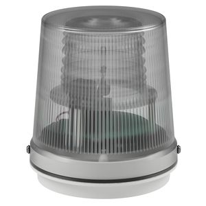 deegee XFK IP65 Xenon Strobe DH Beacon 11J 115Vac White Base 185mm x 165mm dia. White