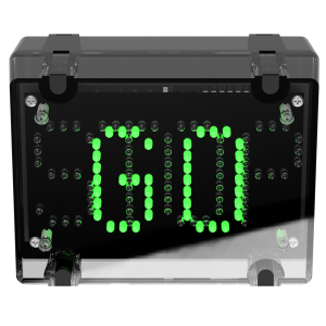 deegee IPN/016 IP65 'STOP' / 'GO' Signal 115-230Vuc Black Base 200mm x 150mm x 80mm Red / Green